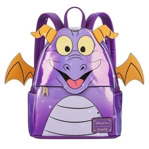 Loungefly Figment Purple and Yellow Dragon Backpack